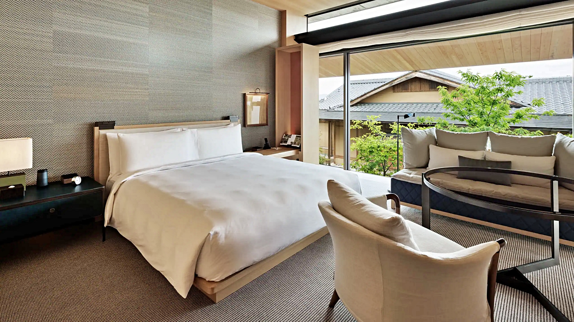 원 킹 베드 가든 뷰