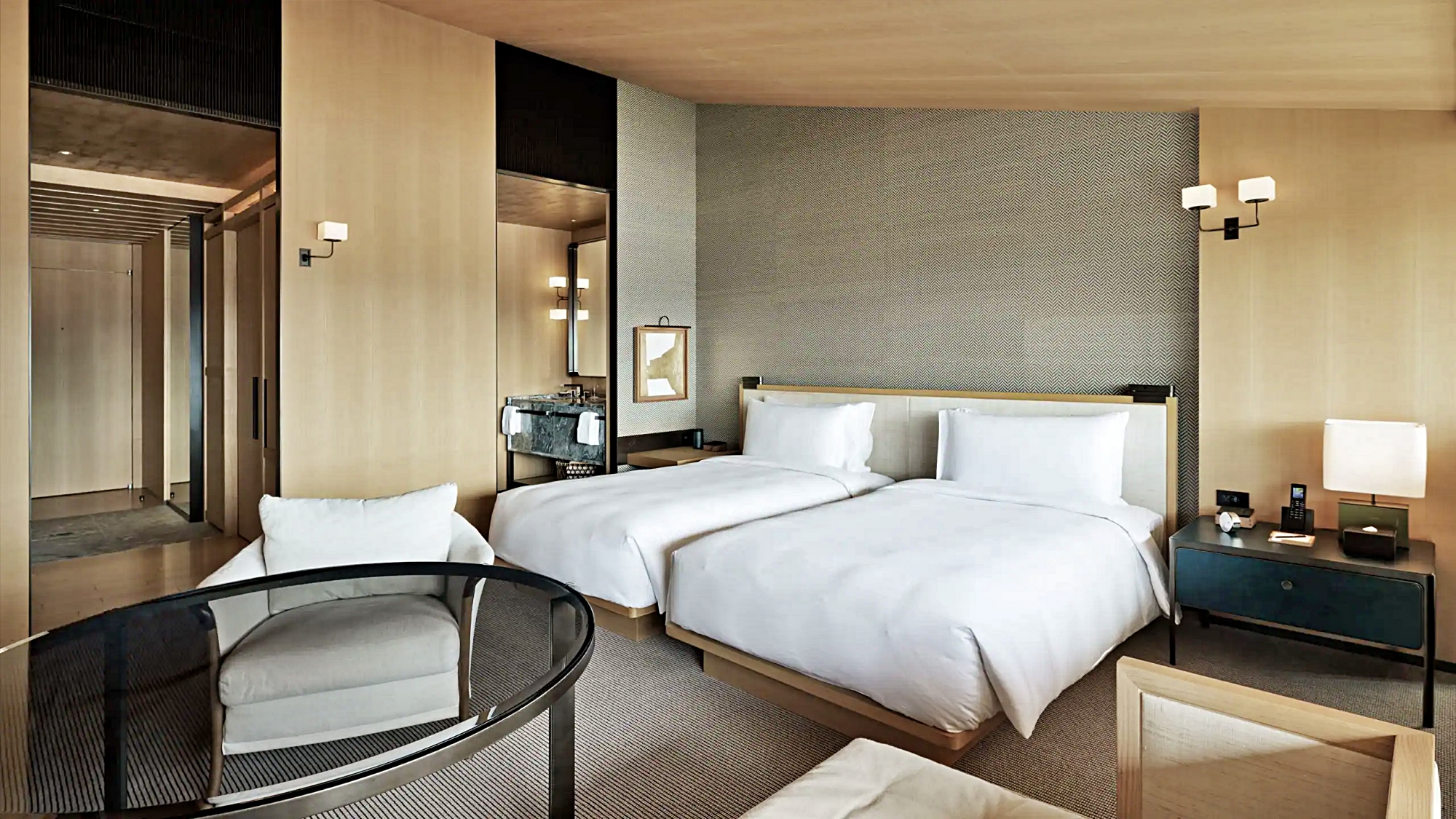 투 트윈 베드 사원 전망