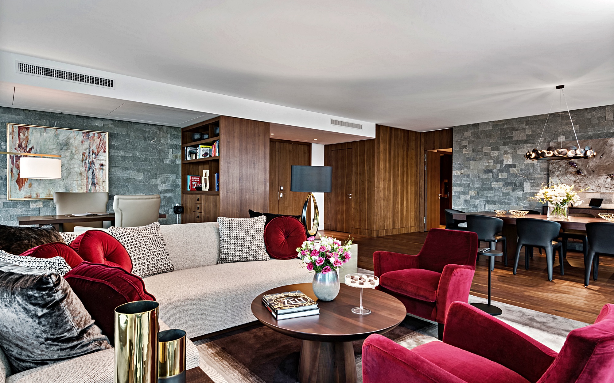 컨템포러리 레이크뷰 펜트하우스 스위트